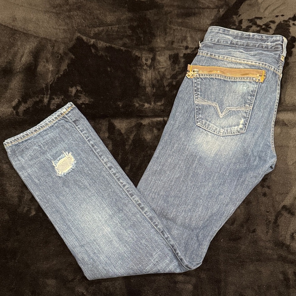 Vintage GUESS Men's Distressed Denim Jeans - Picture 12 of 13